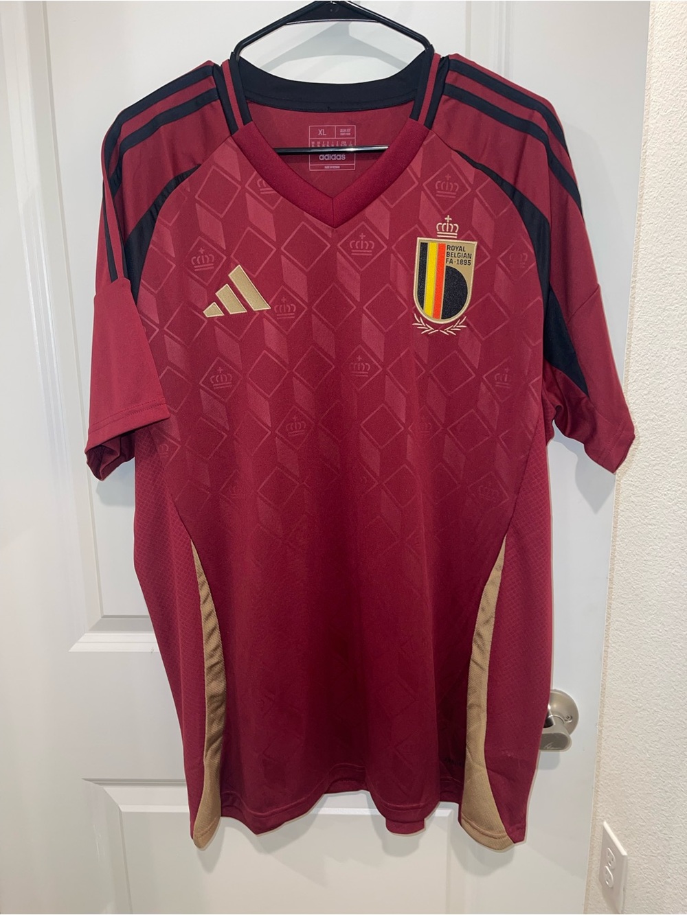 ADIDAS BELGIUM 2024 HOME JERSEY SIZE XL